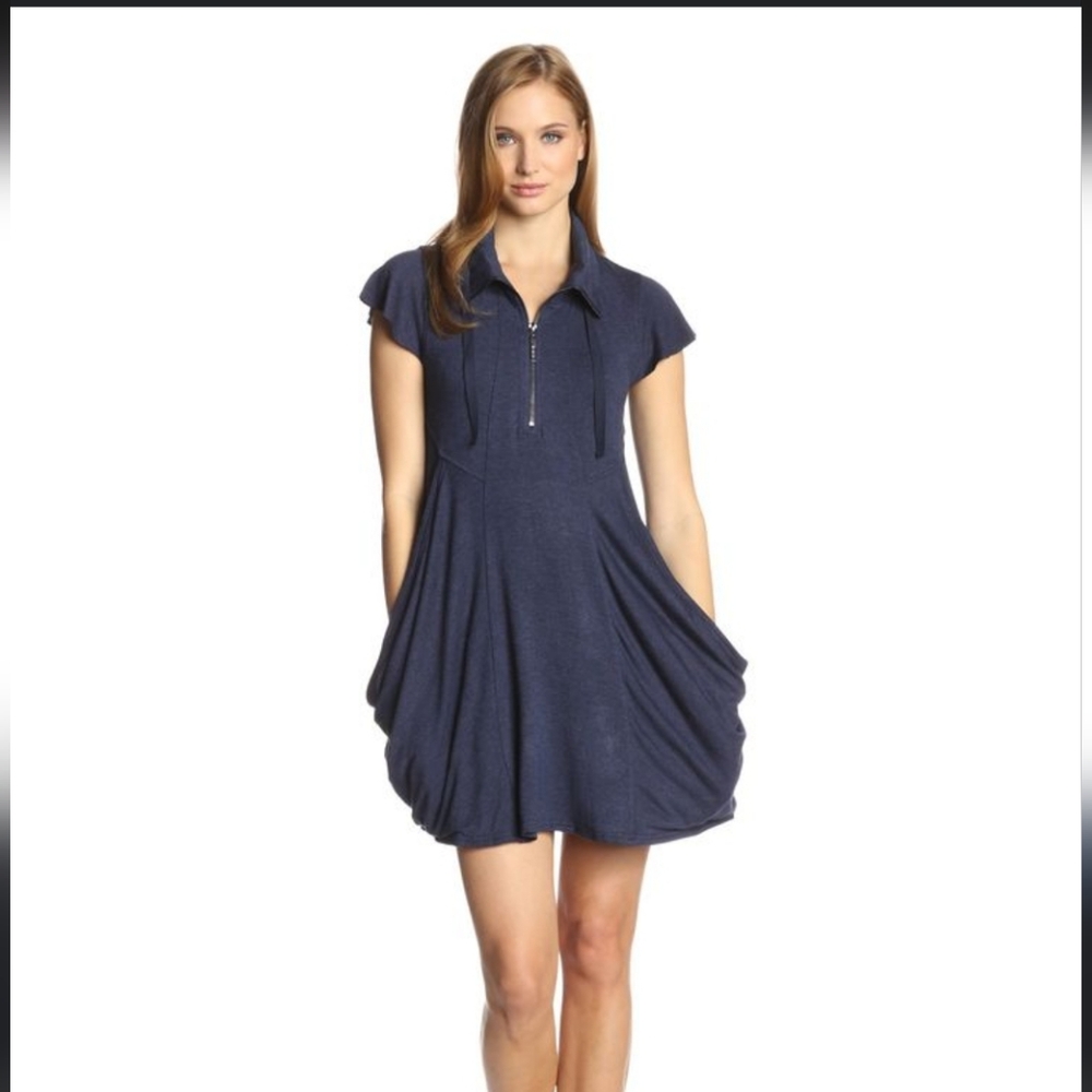 Philosophy Dark Blue Mini Dress